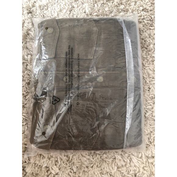 Marine Layer Jemma Overshirt Corduroy Trucker Jacket Military Olive Green NWT S - Picture 10 of 10